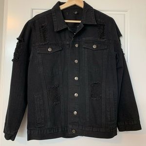 Black Denim Jean Jacket
